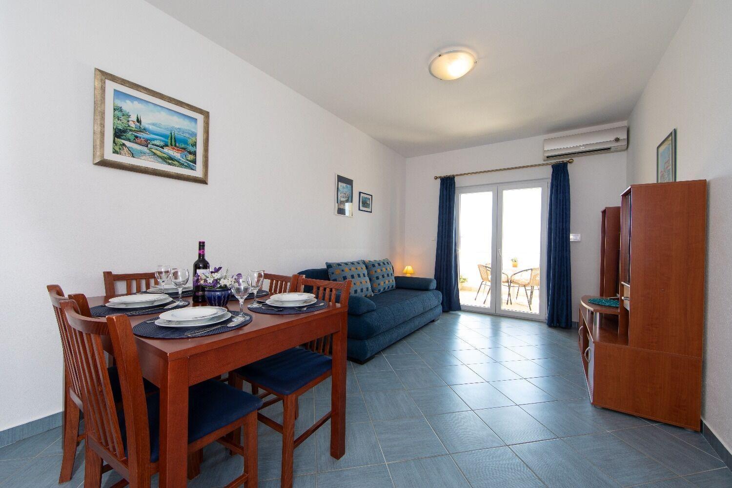 Apartments Ruzica - Sea View Igrane Dış mekan fotoğraf