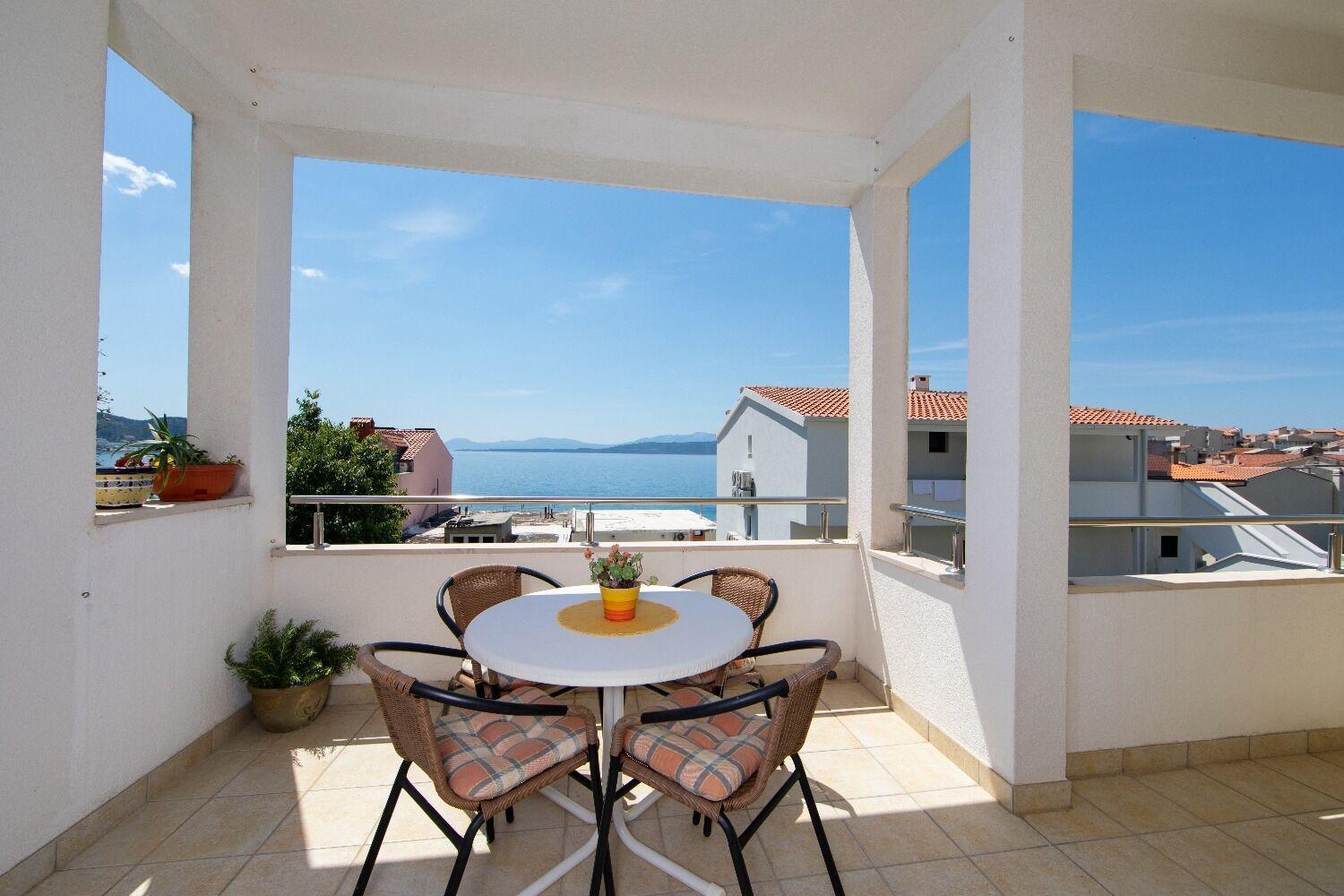 Apartments Ruzica - Sea View Igrane Dış mekan fotoğraf