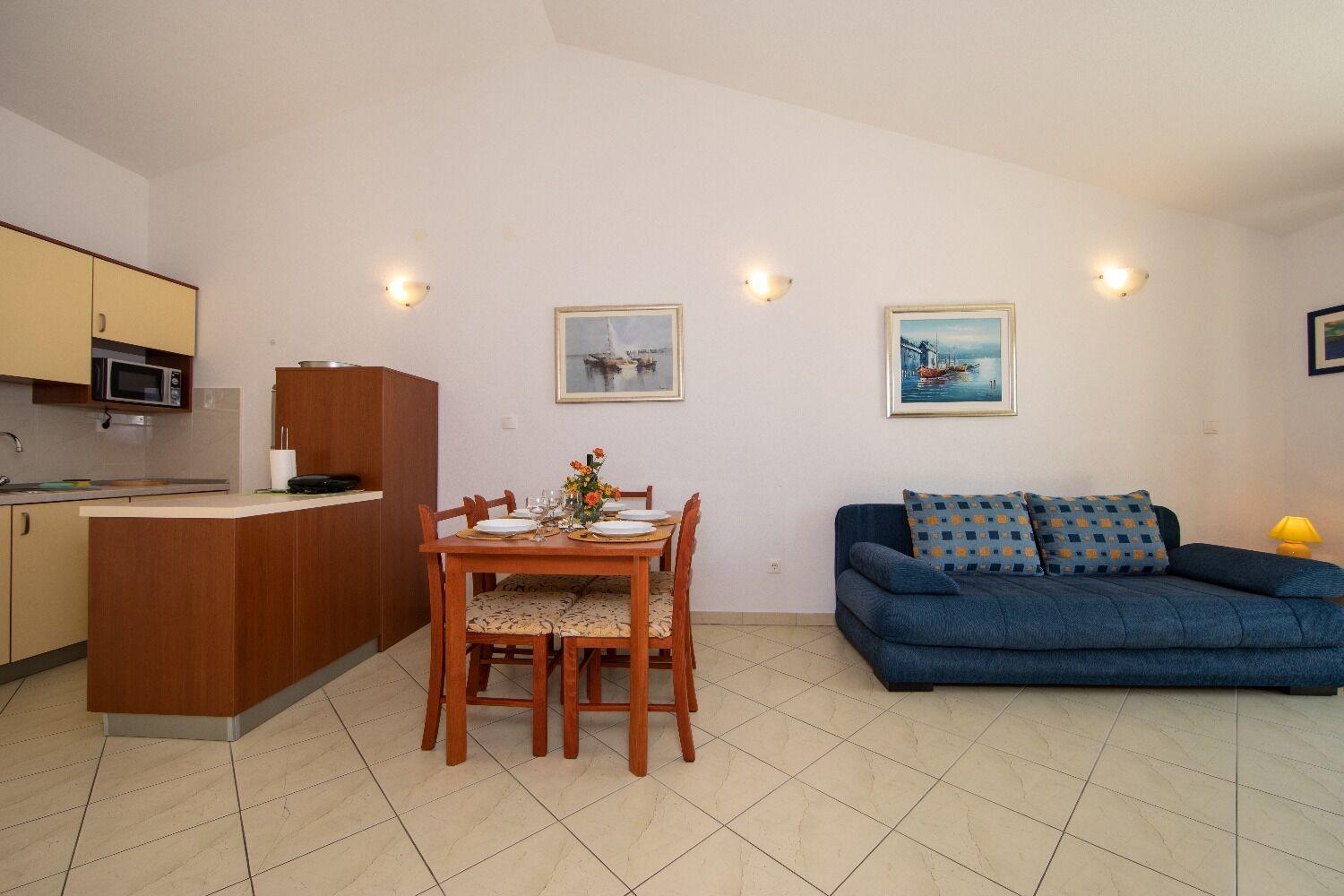 Apartments Ruzica - Sea View Igrane Dış mekan fotoğraf