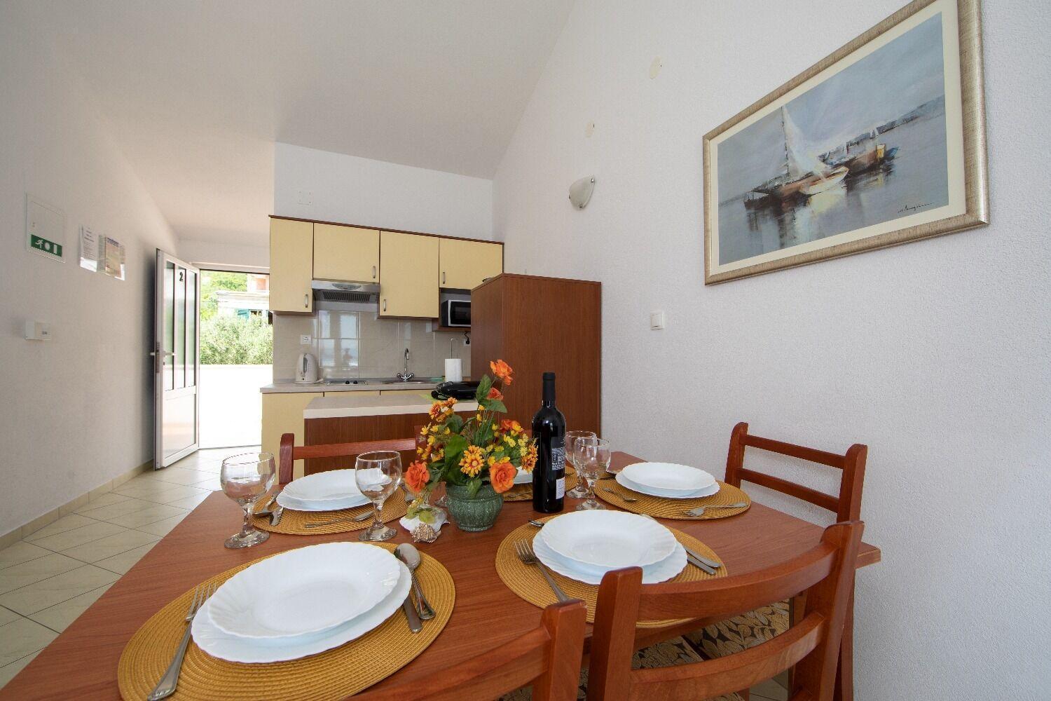 Apartments Ruzica - Sea View Igrane Dış mekan fotoğraf